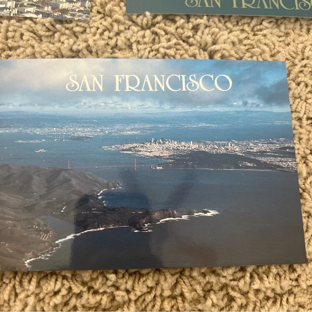 Set of San Francisco Postcards RARE Circa 1987-1989 Total 7 Never Been U…